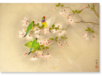 胡錦鳥（上村松篁 作）